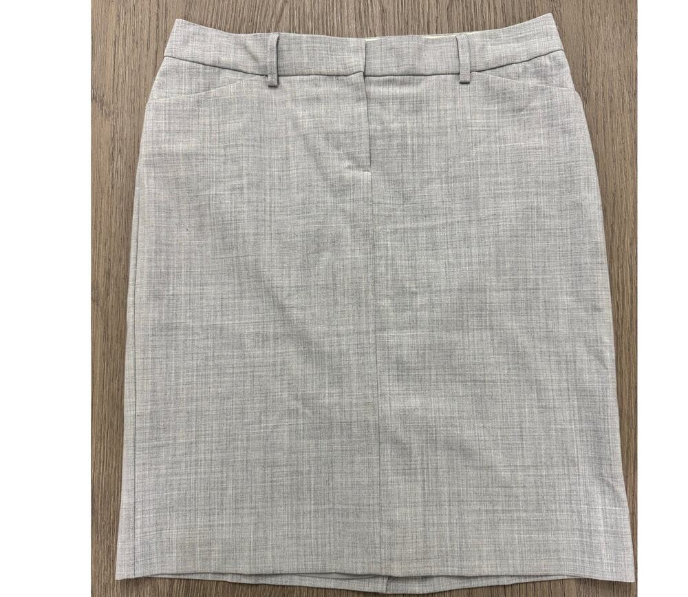 Express Design Studio, Gray Editor Skirt, Size 8